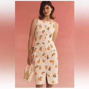 Anthropologie Maeve Colette Dylan Mierzwinski Midi Dress Size SP